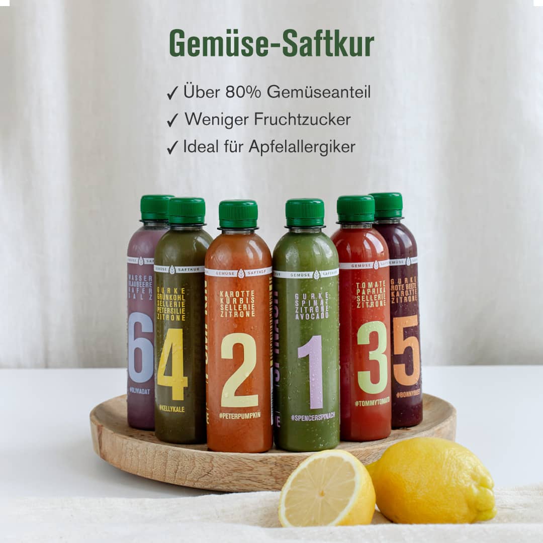 GemüseSaftkur für 7 Tage Kale&Me