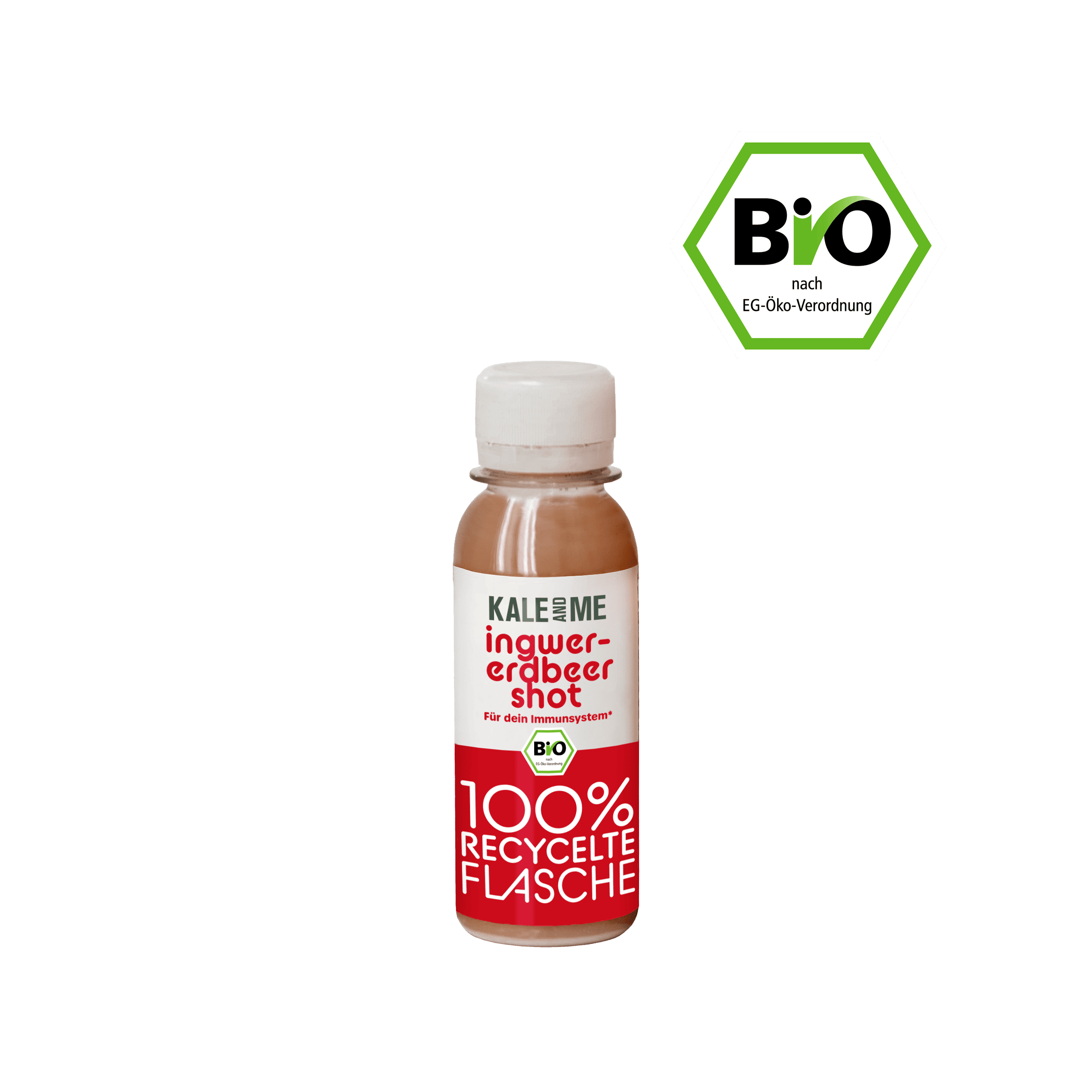 Bio Ingwer-Erdbeer Shot